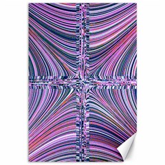 Electric Field Art Ix Canvas 12  X 18  by okhismakingart