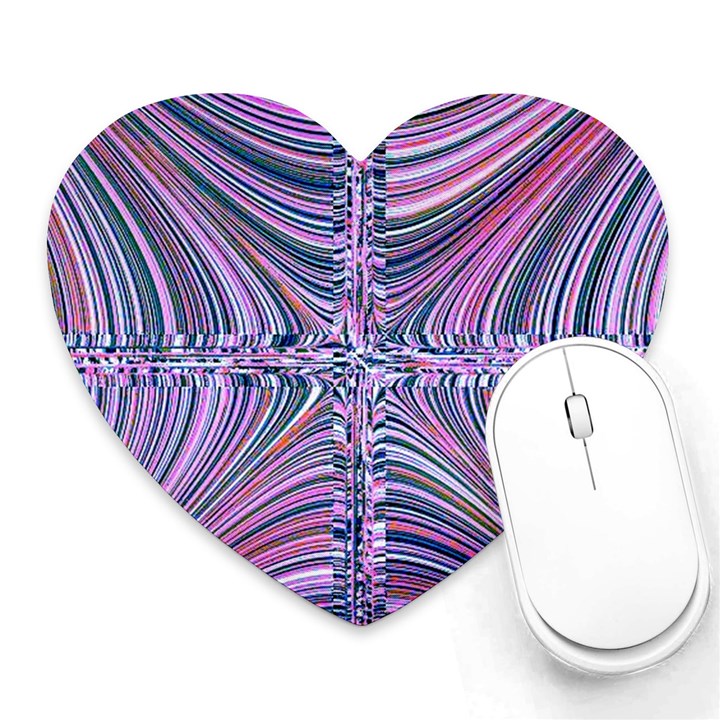 Electric Field Art IX Heart Mousepads