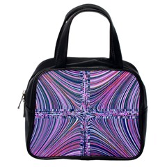 Electric Field Art Ix Classic Handbag (one Side) by okhismakingart