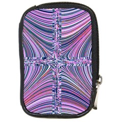 Electric Field Art Ix Compact Camera Leather Case by okhismakingart