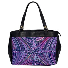 Electric Field Art Ix Oversize Office Handbag by okhismakingart