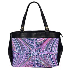 Electric Field Art Ix Oversize Office Handbag (2 Sides) by okhismakingart