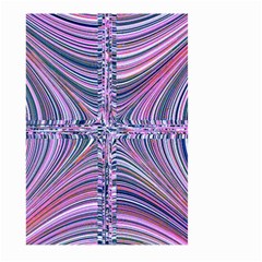 Electric Field Art Ix Large Garden Flag (two Sides) by okhismakingart