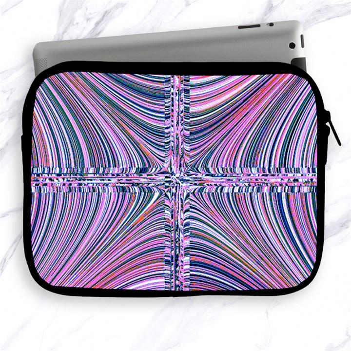 Electric Field Art IX Apple iPad 2/3/4 Zipper Cases