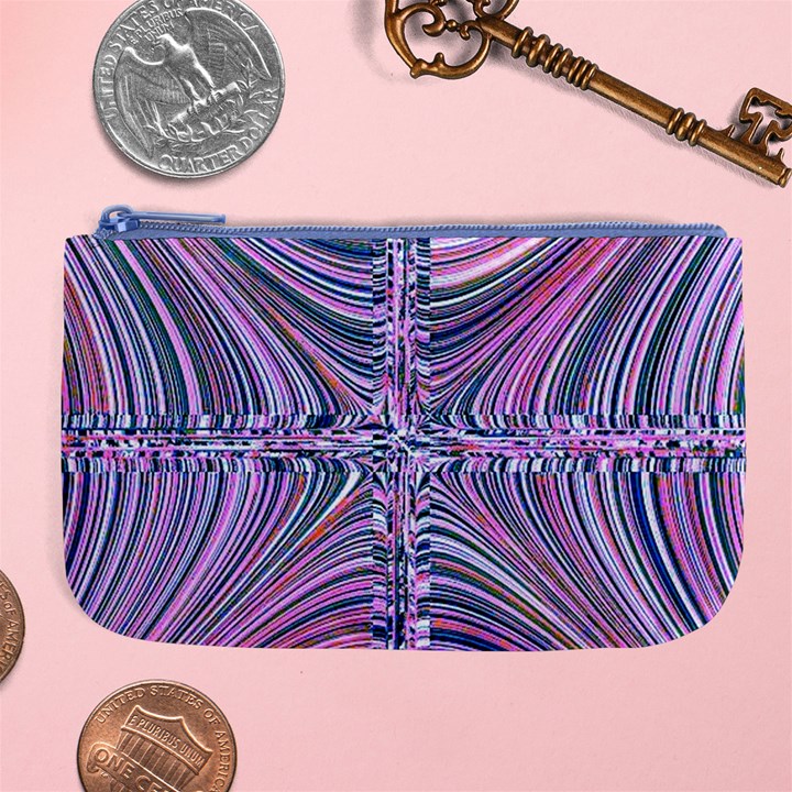 Electric Field Art IX Large Coin Purse