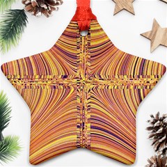 Electric Field Art X Ornament (star) by okhismakingart