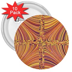 Electric Field Art X 3  Buttons (10 Pack)  by okhismakingart