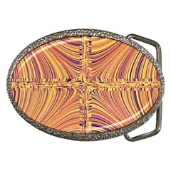 Electric Field Art X Belt Buckles by okhismakingart