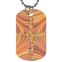 Electric Field Art X Dog Tag (one Side) by okhismakingart