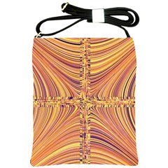 Electric Field Art X Shoulder Sling Bag by okhismakingart