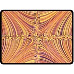 Electric Field Art X Fleece Blanket (Large)  80 x60  Blanket Front