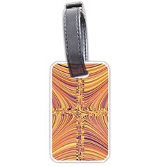 Electric Field Art X Luggage Tags (one Side)  by okhismakingart