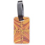 Electric Field Art X Luggage Tags (Two Sides) Back