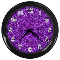 Electric Field Art Xi Wall Clock (black) by okhismakingart