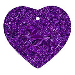 Electric Field Art Xi Heart Ornament (two Sides) by okhismakingart