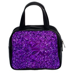 Electric Field Art Xi Classic Handbag (two Sides) by okhismakingart