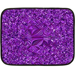 Electric Field Art Xi Fleece Blanket (mini) by okhismakingart