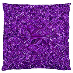 Electric Field Art Xi Large Cushion Case (one Side) by okhismakingart