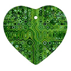 Electric Field Art Xii Ornament (heart) by okhismakingart