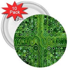 Electric Field Art Xii 3  Buttons (10 Pack)  by okhismakingart