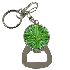 Electric Field Art Xii Bottle Opener Key Chains by okhismakingart