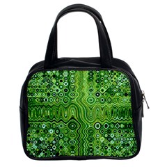 Electric Field Art Xii Classic Handbag (two Sides) by okhismakingart