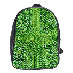 Electric Field Art Xii School Bag (large) by okhismakingart