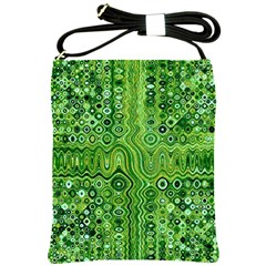 Electric Field Art Xii Shoulder Sling Bag by okhismakingart