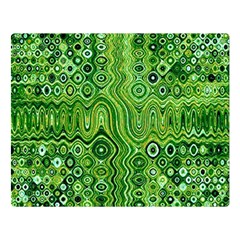 Electric Field Art Xii Double Sided Flano Blanket (large)  by okhismakingart