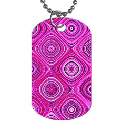 Electric Field Art Xiii Dog Tag (two Sides) by okhismakingart