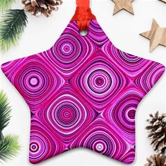 Electric Field Art Xiii Star Ornament (two Sides) by okhismakingart