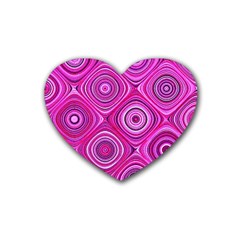 Electric Field Art Xiii Heart Coaster (4 Pack)  by okhismakingart