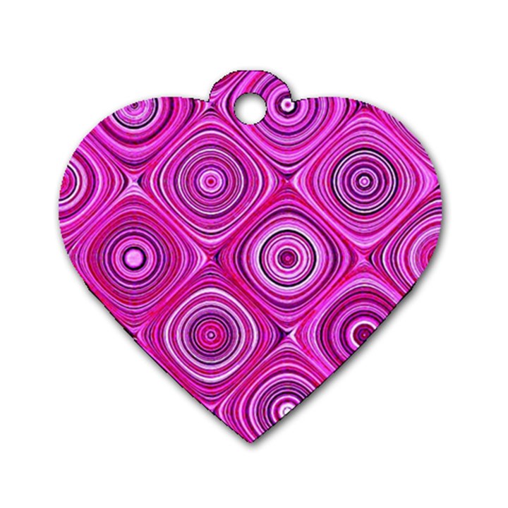 Electric Field Art XIII Dog Tag Heart (Two Sides)