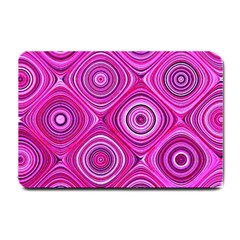 Electric Field Art Xiii Small Doormat  by okhismakingart