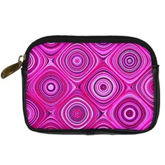 Electric Field Art Xiii Digital Camera Leather Case by okhismakingart