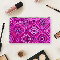 Electric Field Art Xiii Cosmetic Bag (medium) by okhismakingart