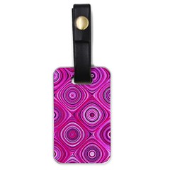 Electric Field Art Xiii Luggage Tags (one Side)  by okhismakingart