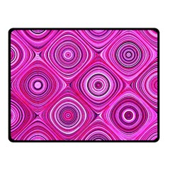 Electric Field Art Xiii Double Sided Fleece Blanket (small)  by okhismakingart