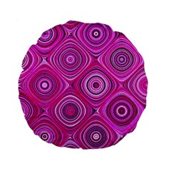 Electric Field Art Xiii Standard 15  Premium Flano Round Cushions by okhismakingart