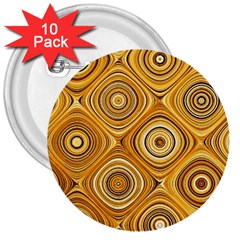 Electric Field Art Xiv 3  Buttons (10 Pack)  by okhismakingart