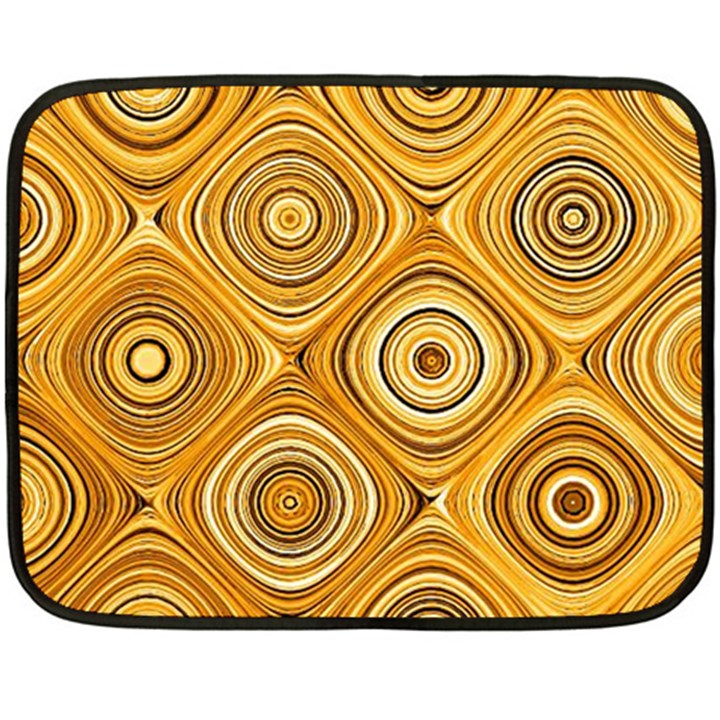 Electric Field Art XIV Double Sided Fleece Blanket (Mini) 