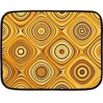 Electric Field Art XIV Double Sided Fleece Blanket (Mini)  35 x27  Blanket Back