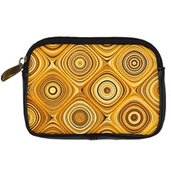 Electric Field Art Xiv Digital Camera Leather Case by okhismakingart