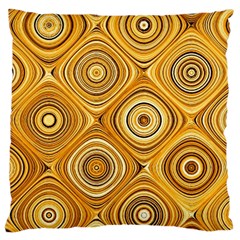 Electric Field Art Xiv Large Cushion Case (one Side) by okhismakingart