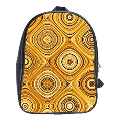 Electric Field Art Xiv School Bag (xl) by okhismakingart