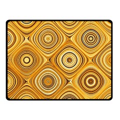 Electric Field Art Xiv Double Sided Fleece Blanket (small)  by okhismakingart