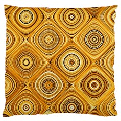 Electric Field Art Xiv Standard Flano Cushion Case (one Side) by okhismakingart