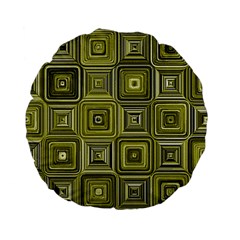 Electric Field Art Xvi Standard 15  Premium Flano Round Cushions by okhismakingart