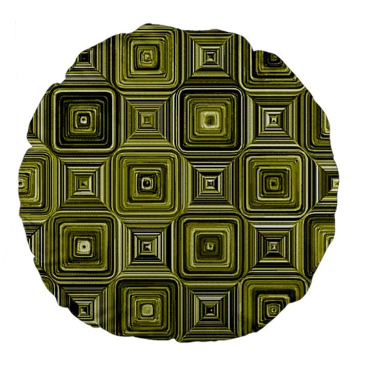 Electric Field Art XVI Large 18  Premium Flano Round Cushions