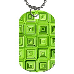 Electric Field Art Xvii Dog Tag (two Sides) by okhismakingart